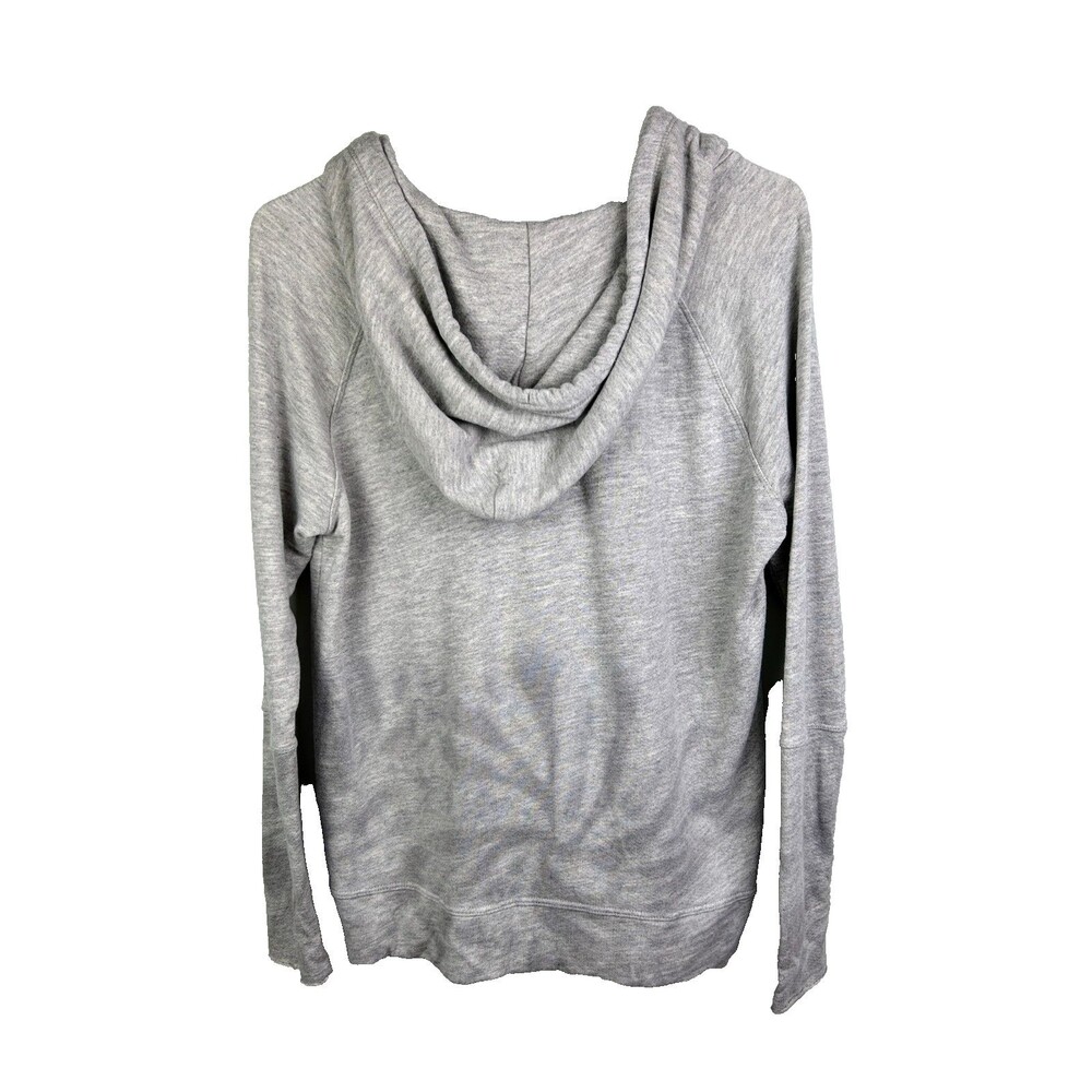 Johnny Was Calme Mira Sweatshirt Hoodie Grey Tie Dye Swirl Drawstring Pockets XS - Picture 8 of 14